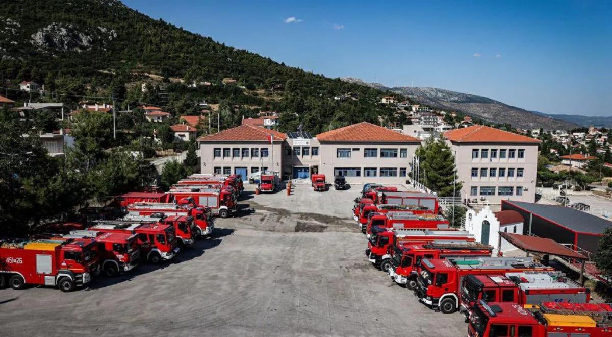 Sytuacja pożarowa w Grecji znacznie się poprawiła. Polscy strażacy wracają do kraju