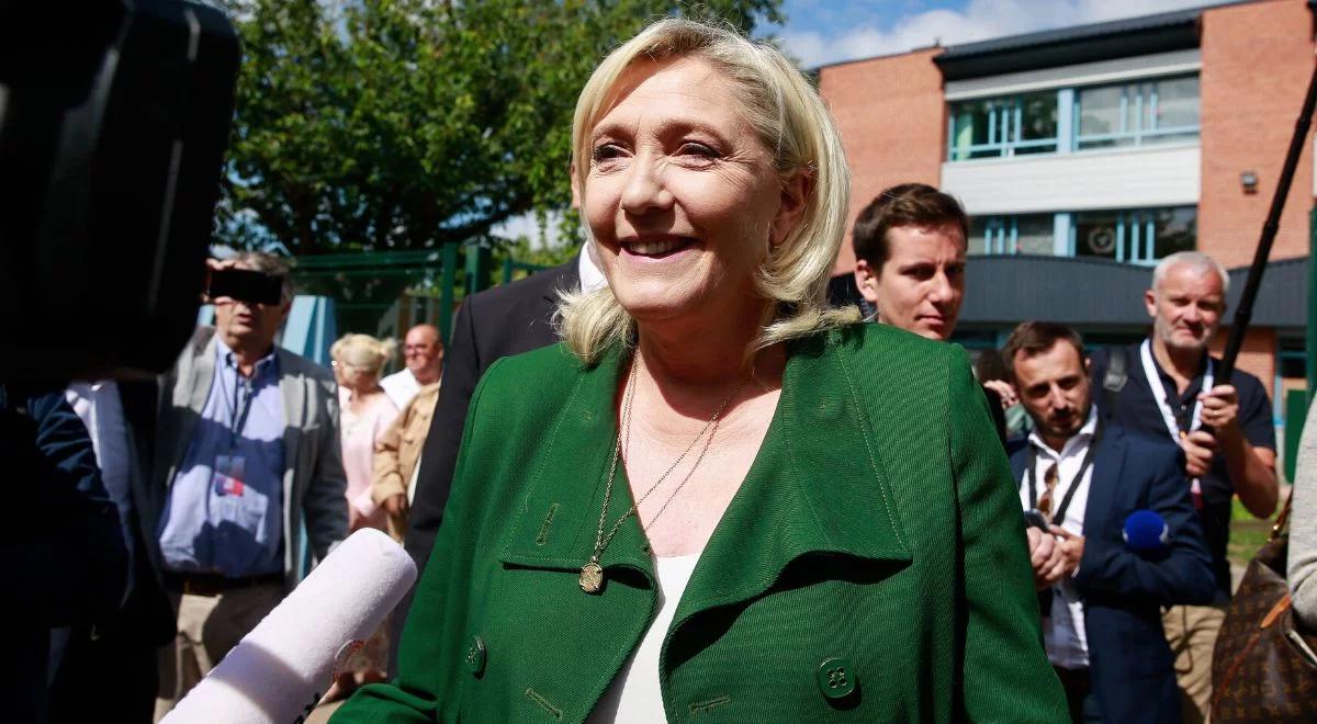 Le Pen komentuje sondażowe wyniki wyborów we Francji. Mówi o historycznym sukcesie i zapowiada walkę z Macronem