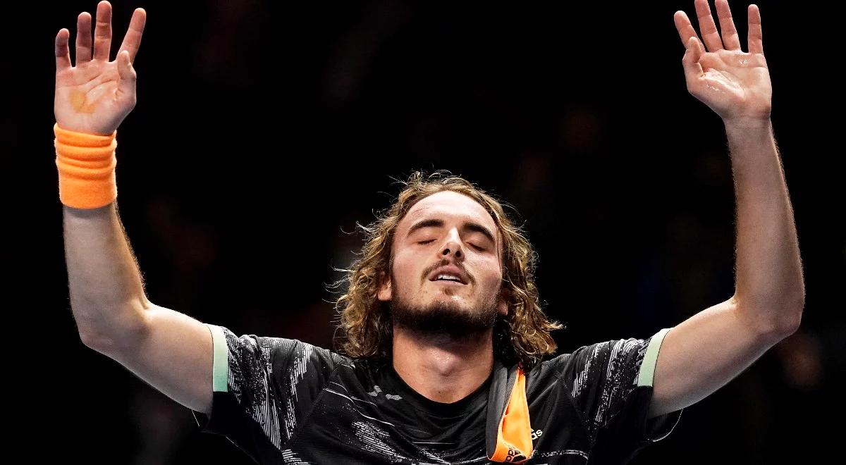 ATP Finals: historyczny sukces Stefanosa Tsitsipasa. Grek pokonał Dominika Thiema w finale 