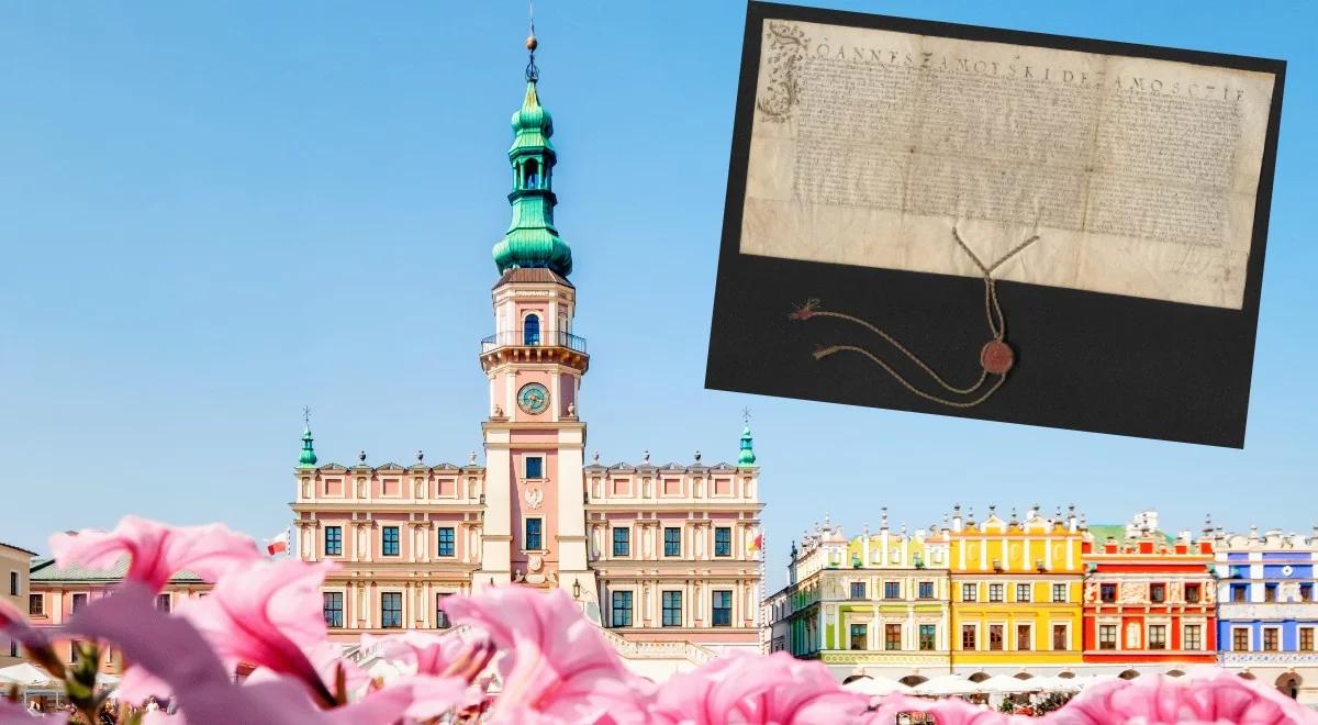 Akt lokacyjny Zamościa wraca na zasłużone miejsce. Sądzono, że zaginął bezpowrotnie