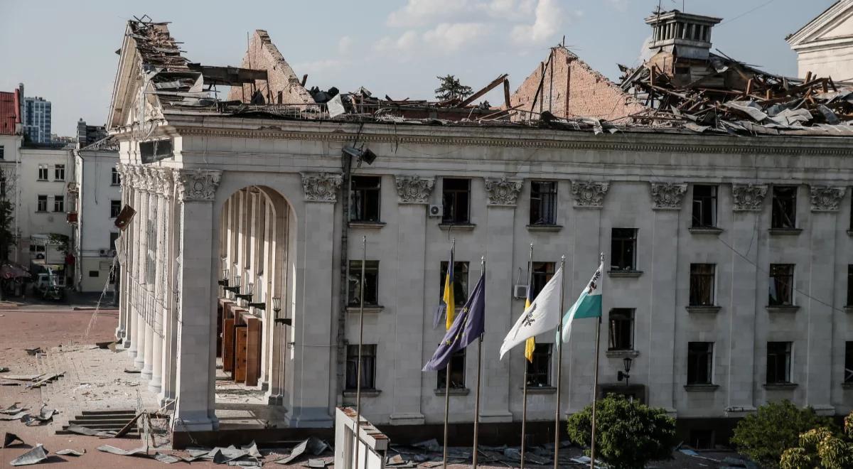 "Mamy szczęście, że przeżyliśmy". Dramatyczny obraz Czernihowa po rosyjskim bombardowaniu