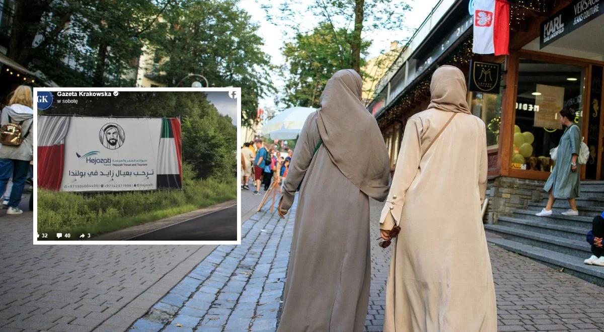 Arabowie kuszą Arabów. Takich billboardów w Zakopanem jeszcze nie było