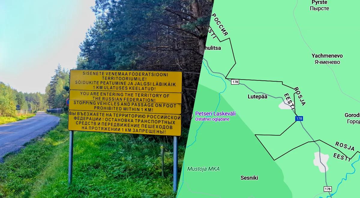 "Saatse saabas". Dlaczego estońska droga biegnie przez terytorium Rosji?