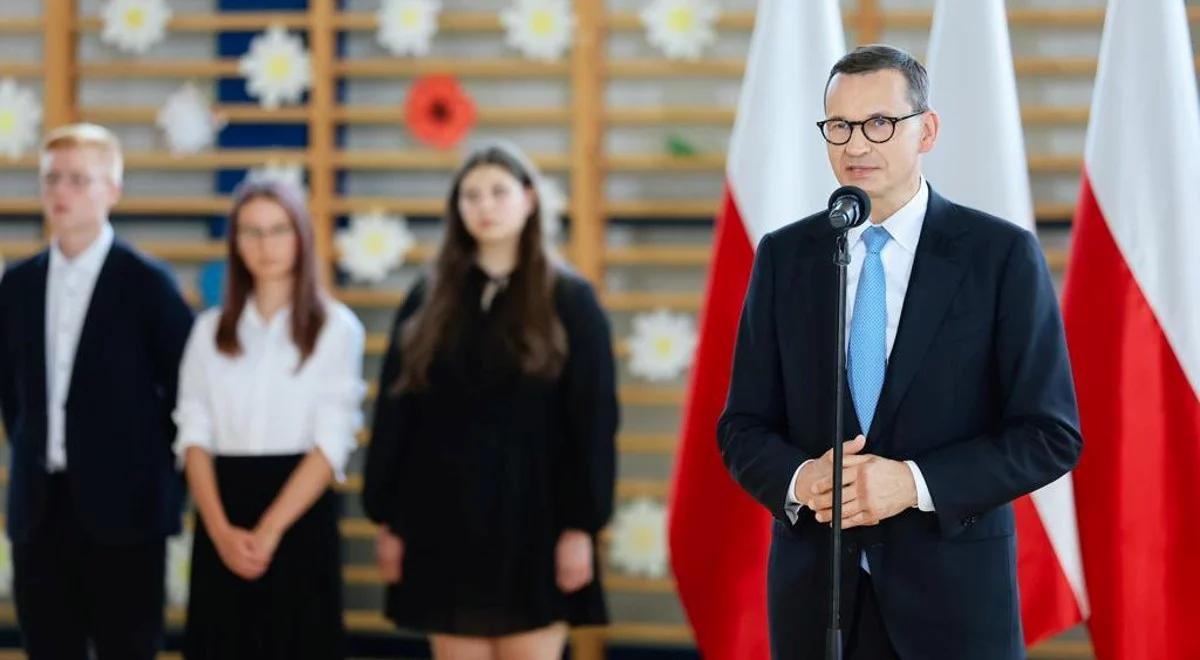 Nowe inwestycje w małych miejscowościach. Premier: nasza filozofia to sprawiedliwy i solidarny rozwój