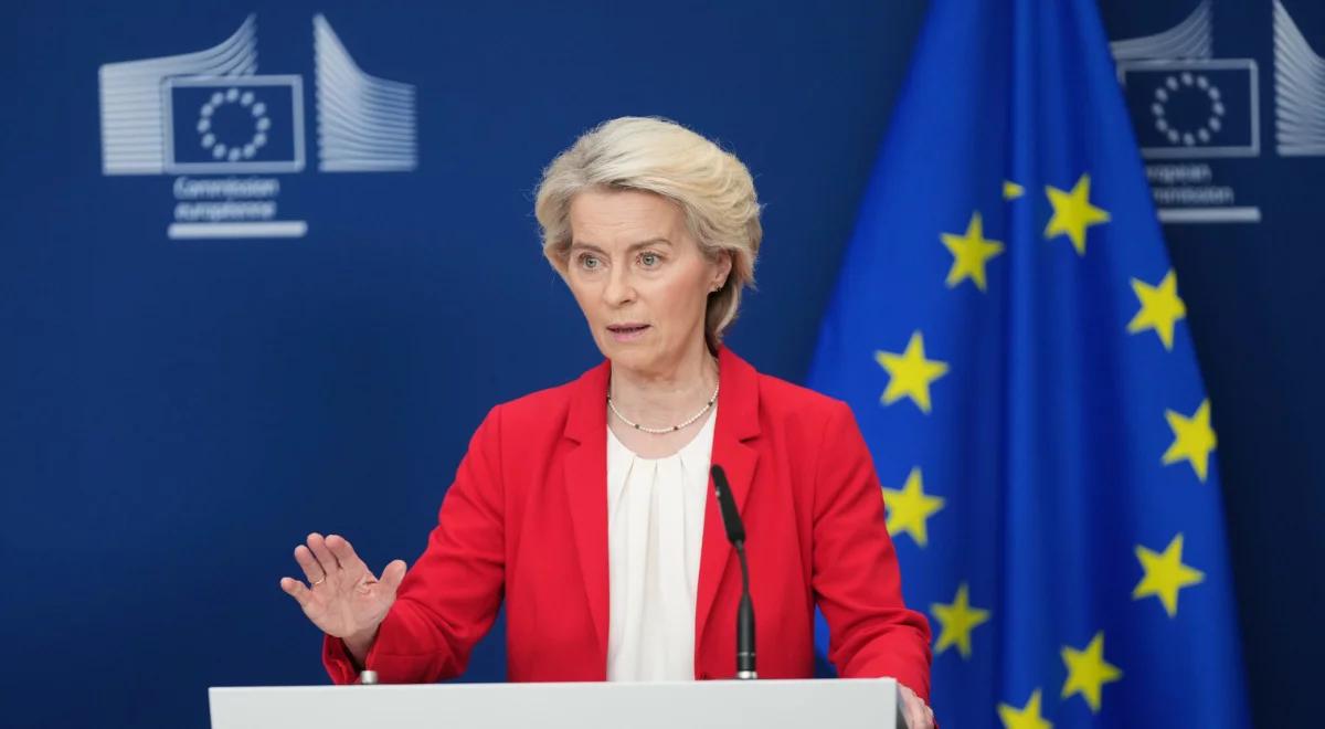 Ursula von der Leyen o atakach na Ukrainę. "Barbarzyństwo"