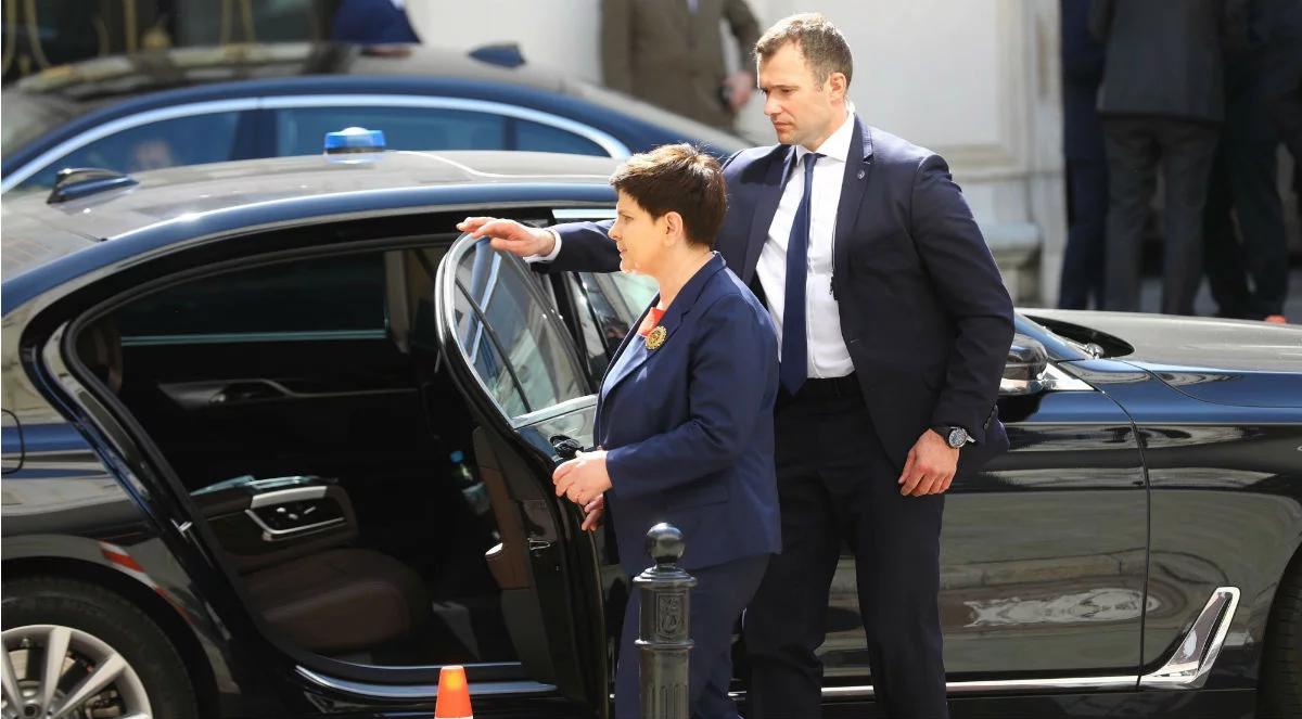 Kierowca, który uczestniczył w wypadku byłej premier, nie chce warunkowego umorzenia postępowania sądowego