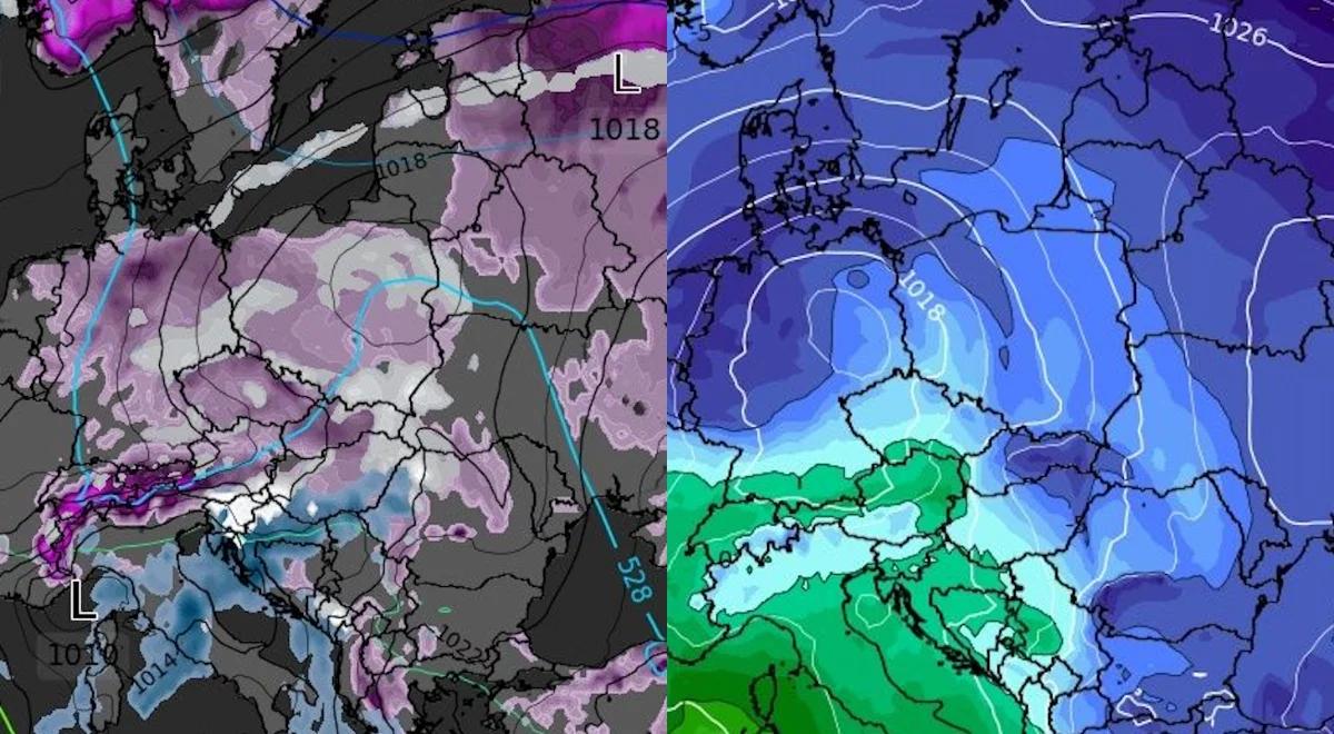 Zmiana pogody w Polsce. Śnieg i szereg zagrożeń meteo