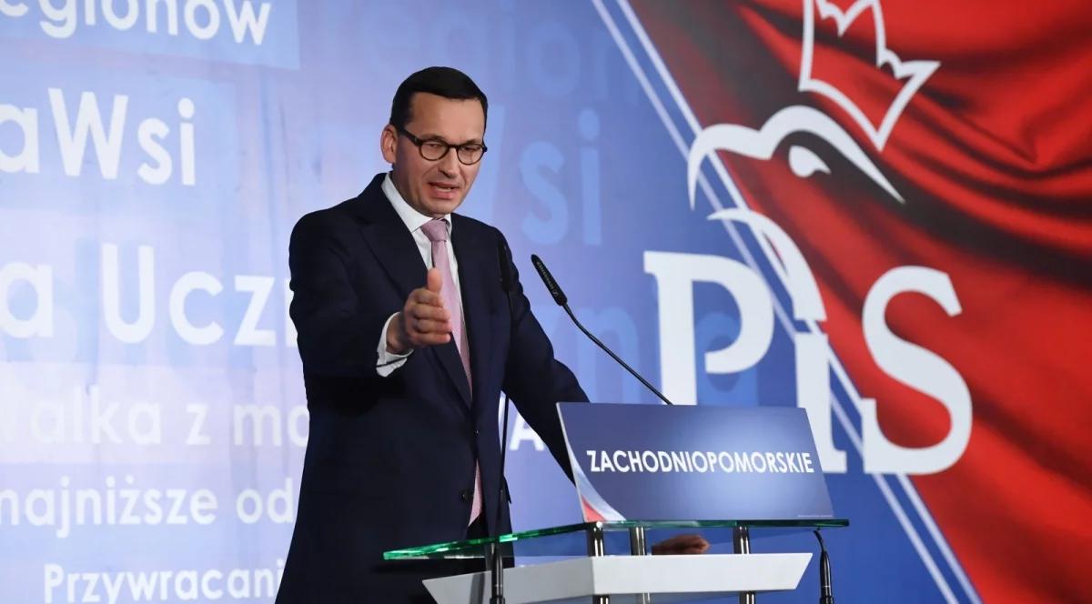 Konwencja regionalna PiS w Szczecinie. Mateusz Morawiecki: efekty naszych działań są konkretne i odczuwalne