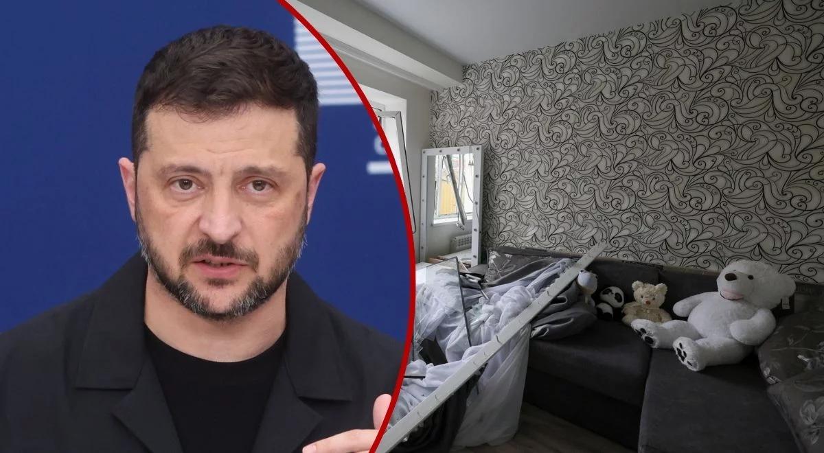 Zełenski przed spotkaniem z Trumpem: cyniczny atak Rosji