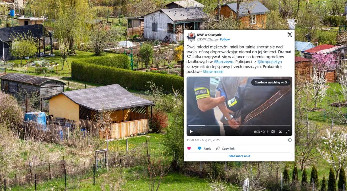 Katowali, podpalali i skakali po głowie. Brutalny atak w Barczewie