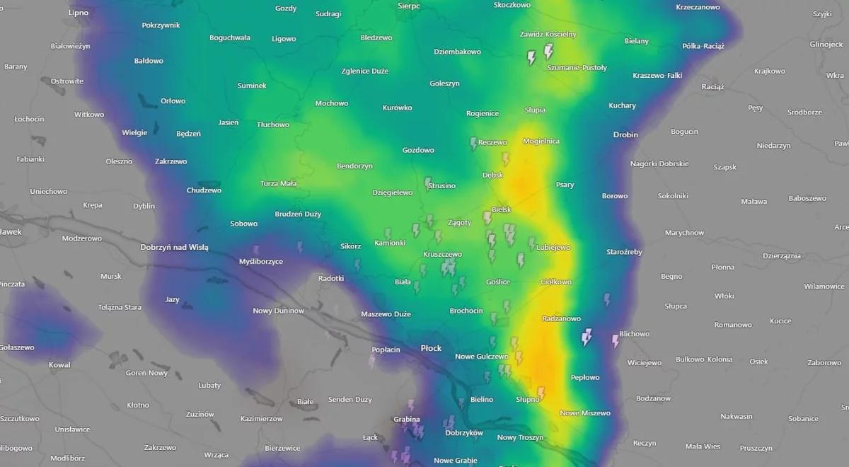 Gdzie jest burza 26 października? Grzmi w dwóch regionach. Radar [NA ŻYWO]