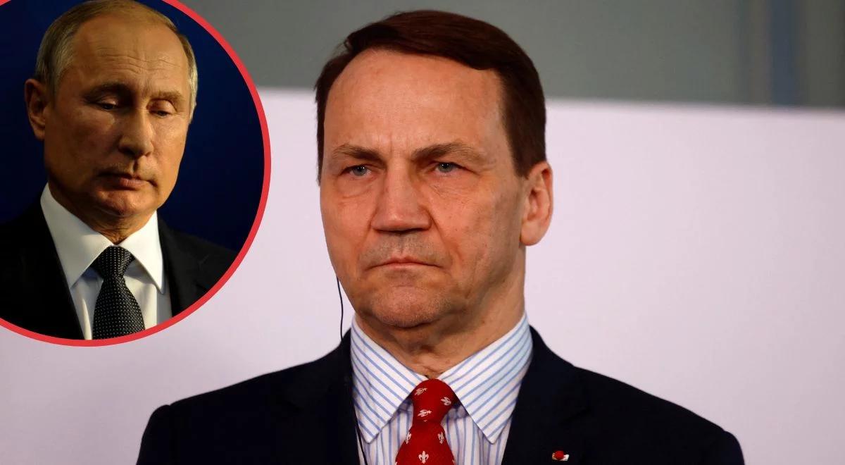 "Krwawy dyktator w Moskwie". Sikorski: Putinowi nie uda się rozbić UE