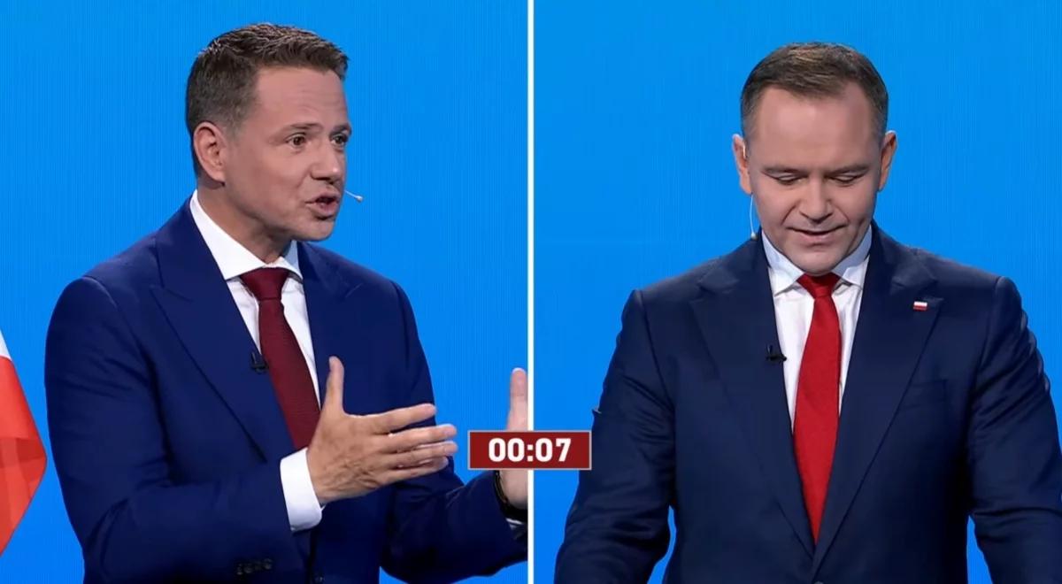 Nawrocki odciął się od PiS. Trzaskowski odpowiedział mu przysłowiem o kaczce