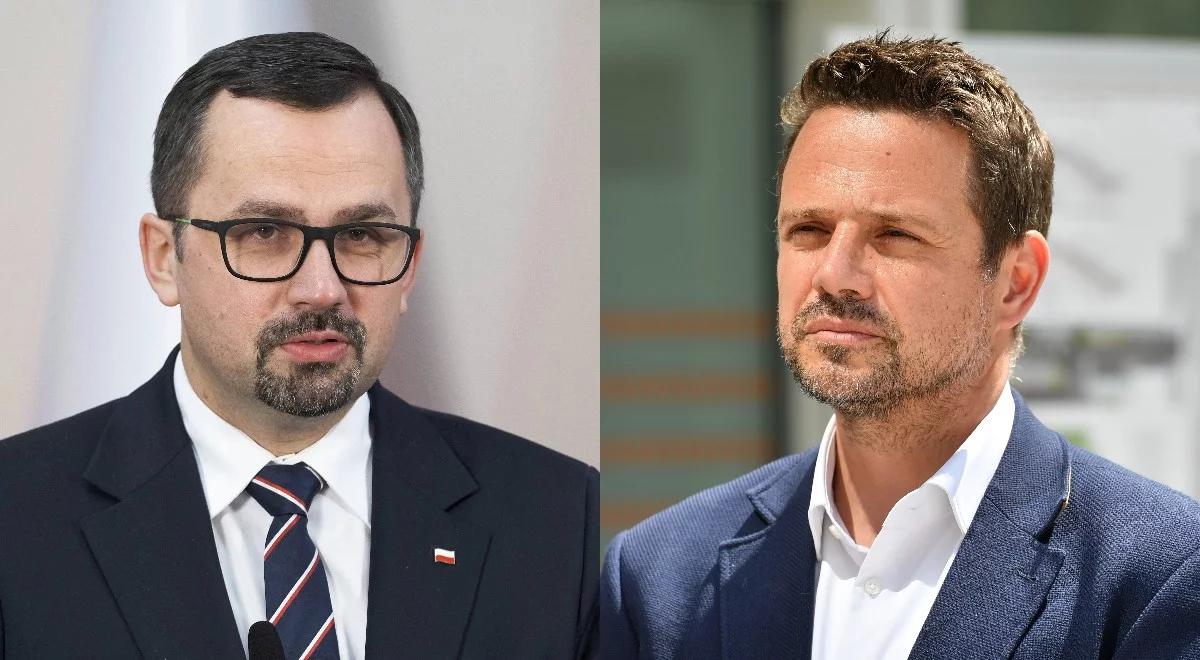 "Moment niezamierzonej szczerości". Horała nt. słów Trzaskowskiego o "odzyskiwaniu instytucji"