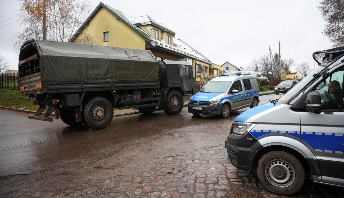 Wybuch w Przewodowie. Śledczy znów pracowali na miejscu zdarzenia. "Dodatkowe czynności"