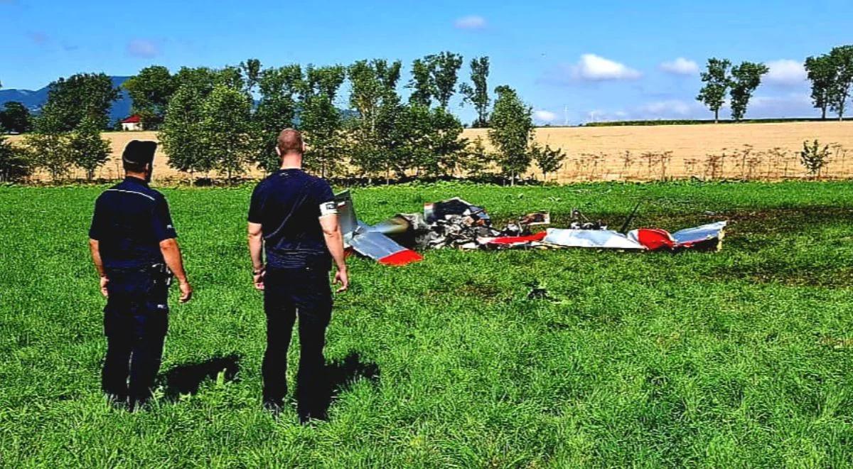 Samolot spadł koło Żywca. Zginęły dwie osoby
