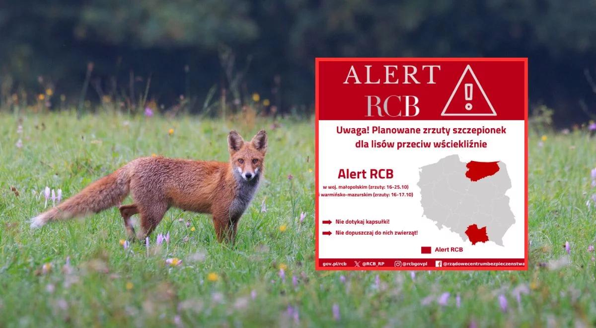 Alert RCB dla dwóch regionów. "Nie dotykaj kapsułki!"