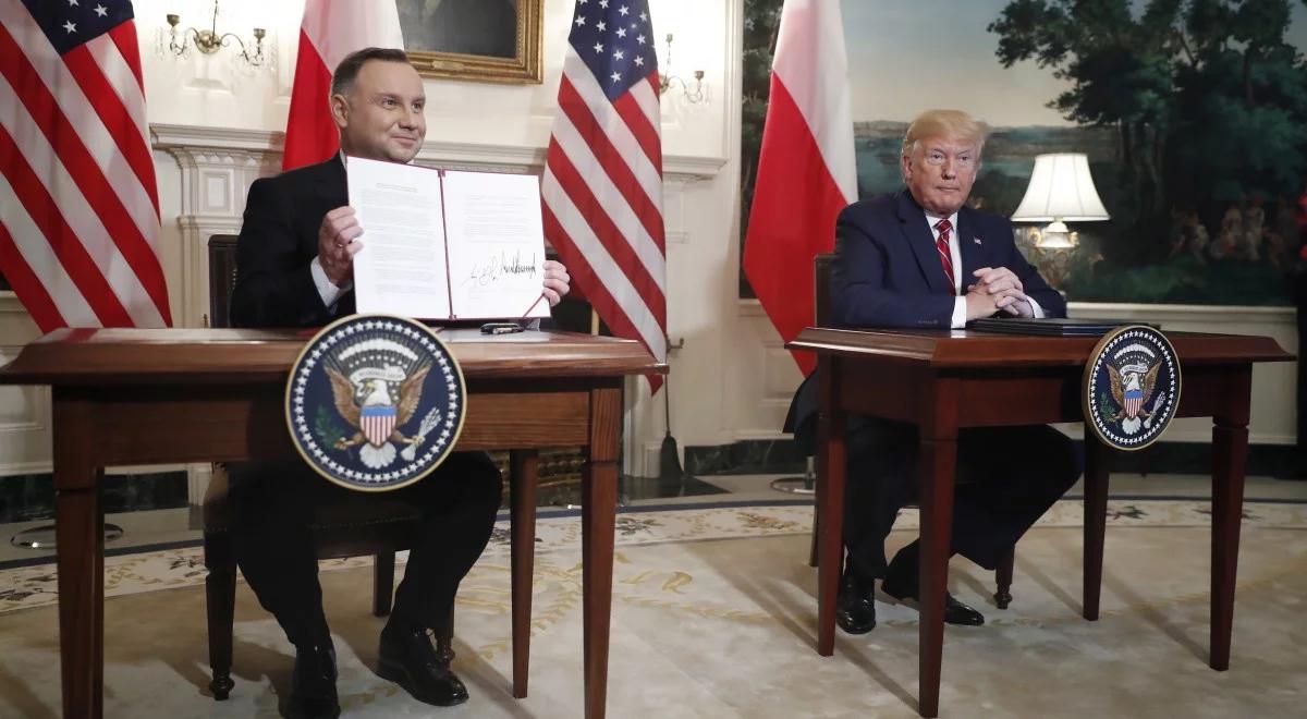 Andrzej Duda i Donald Trump podpisali wspólną deklarację o współpracy obronnej 