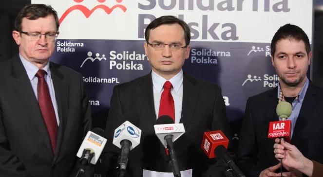 Ziobro: ultimatum dla Tuska. Trzy postulaty