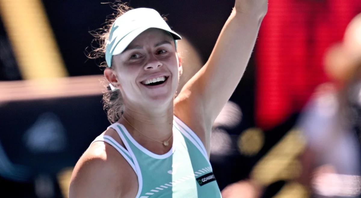 Australian Open: koncertowa gra Magdy Linette. "Rozstroiła Garcię", "sensacja"