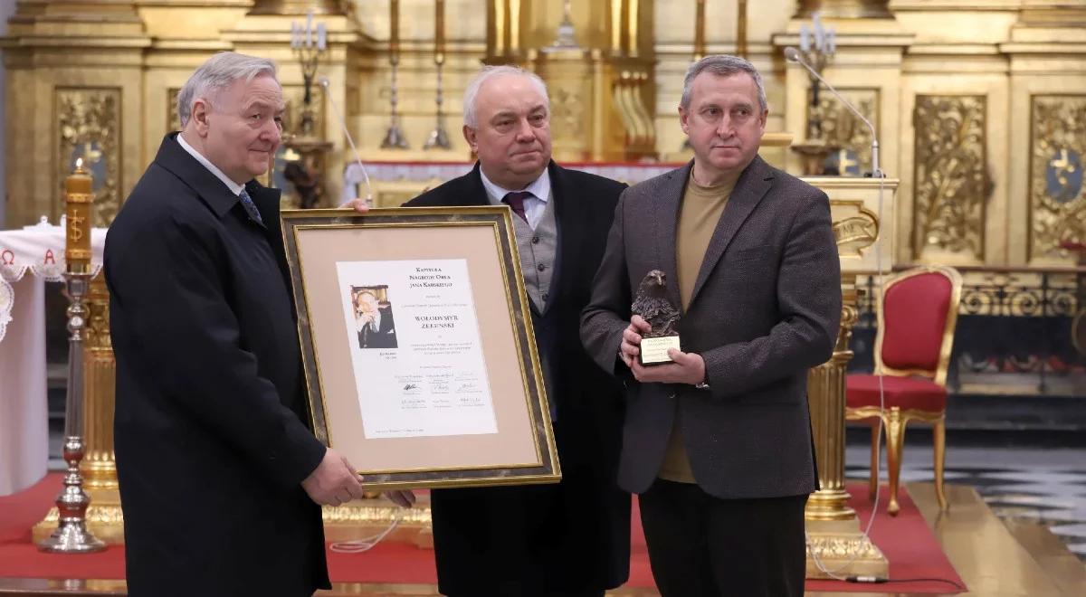 Zełenski z nagrodą Orła Jana Karskiego. "Za bohaterską obronę Ukrainy i wartości Zachodu"