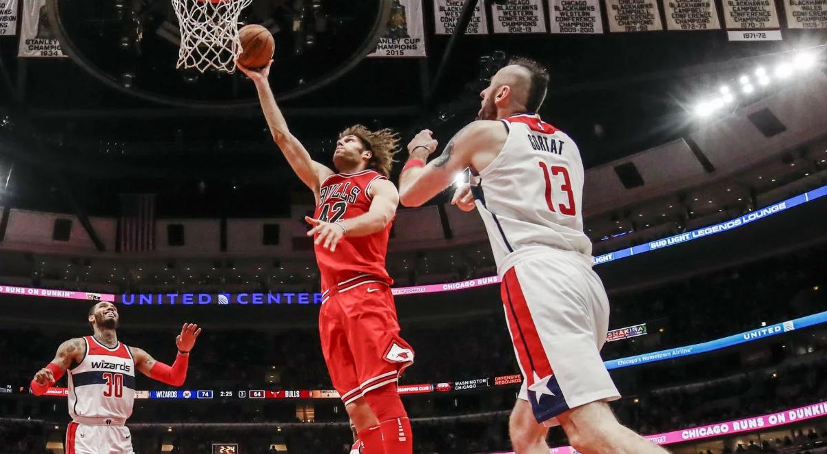 NBA: Wizards lepsi od Bulls. Przeciętny mecz Marcina Gortata