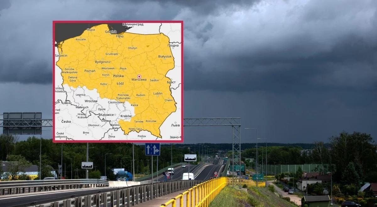 Alerty IMGW dla 13 województw. Uwaga! Burze i silny deszcz