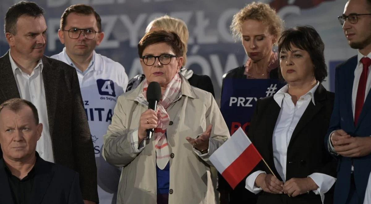 Szydło: PiS nigdy nie zgodzi się na relokację. Weźmy udział w referendum i powiedzmy wyraźne "nie" nielegalnym migrantom