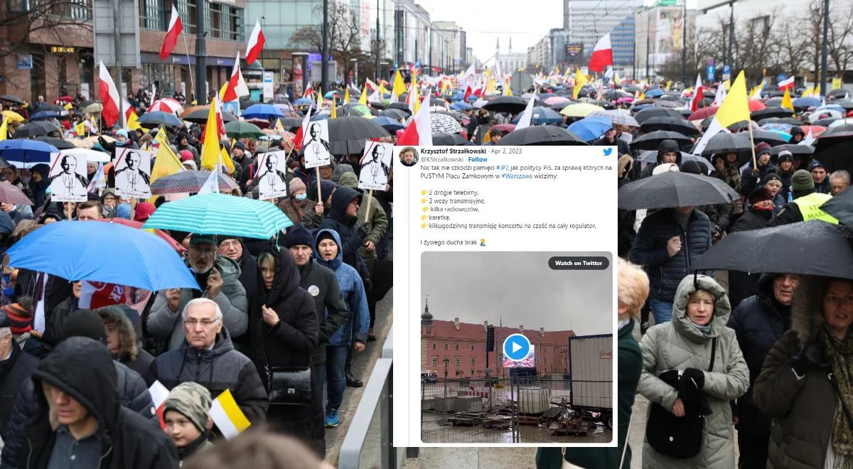 Tłumy Polaków na Marszu Papieskim. Internauci wytykają manipulację radnemu KO. "Czemu pan kłamie?"