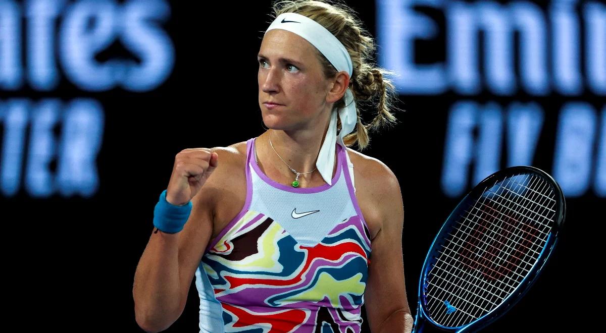 Australian Open: Wiktoria Azarenka w półfinale. Gładka wygrana z Pegulą 