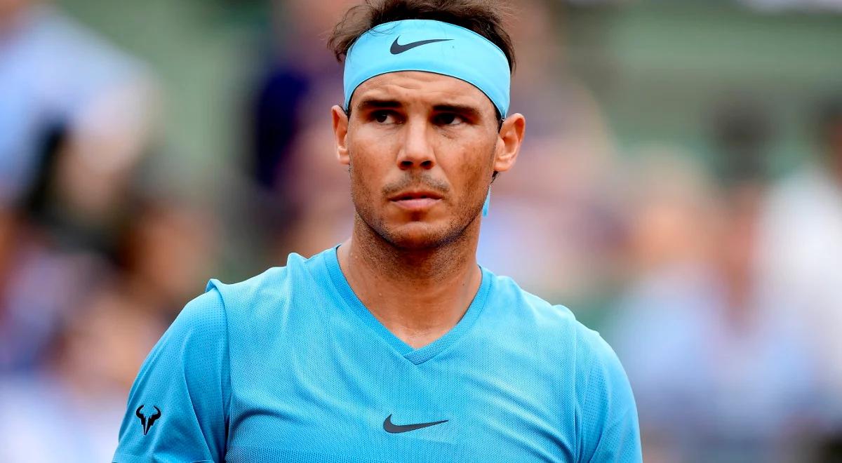 Roland Garros: deszcz przeszkodził tenisistom. Mecz Nadala przerwany, a Szarapowej - przełożony 