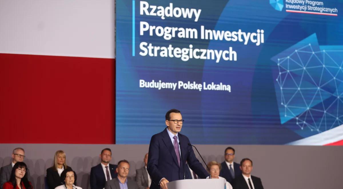 Premier Morawiecki: zapewnienie sprawiedliwych warunków rozwoju to priorytet rządu PiS