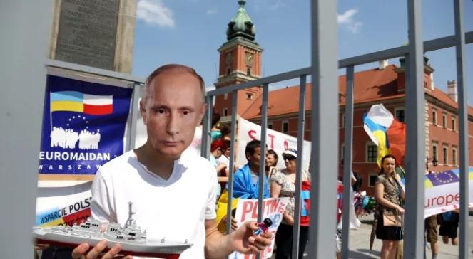 Proukraińska manifestacja w Warszawie. "Stop terrorowi Putina"