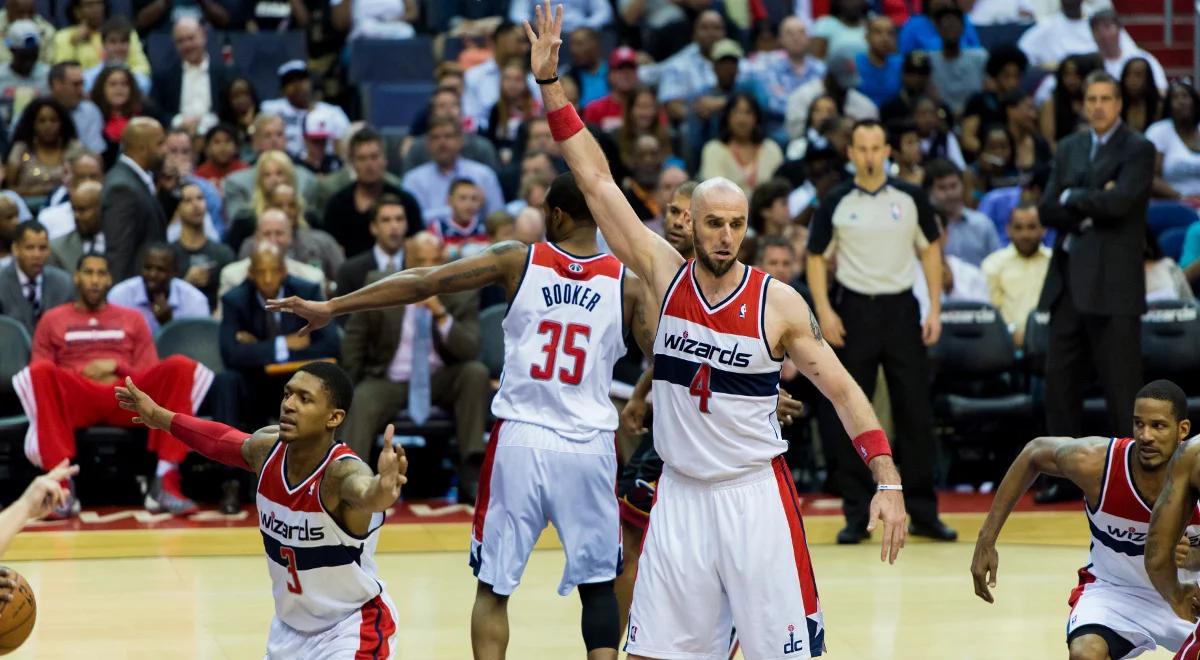 NBA: Marcin Gortat zdominował tablicę, zabójcza końcówka Wizards