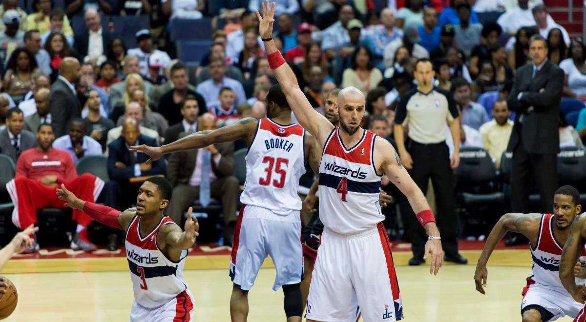 NBA: Washington Wizards wypuścili wygraną z rąk, osiem punktów Gortata