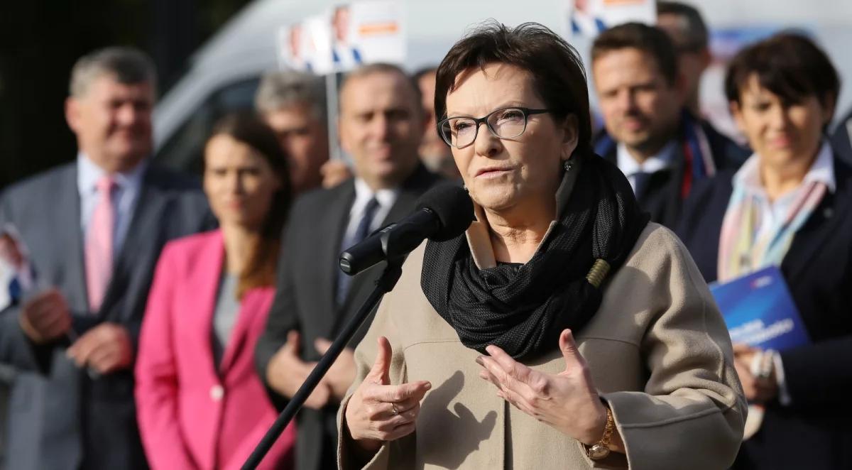 Premier Ewa Kopacz: jeśli PO będzie rządzić, do końca roku godzinowa płaca minimalna 12 zł
