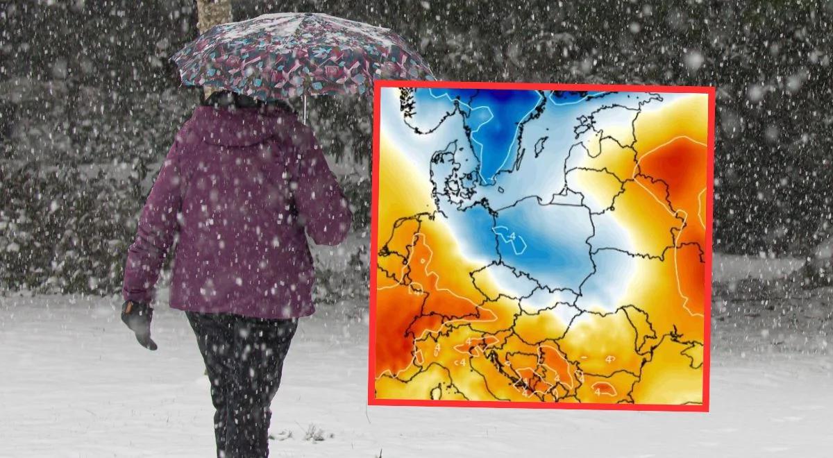 Prognoza pogody. Nadchodzi arktyczny podmuch. Śnieg i minusowe temperatury