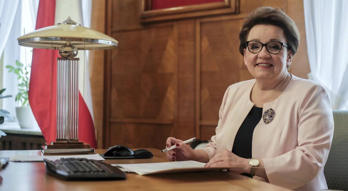 Anna Zalewska: projekt nowelizacji Karty nauczyciela jest już gotowy