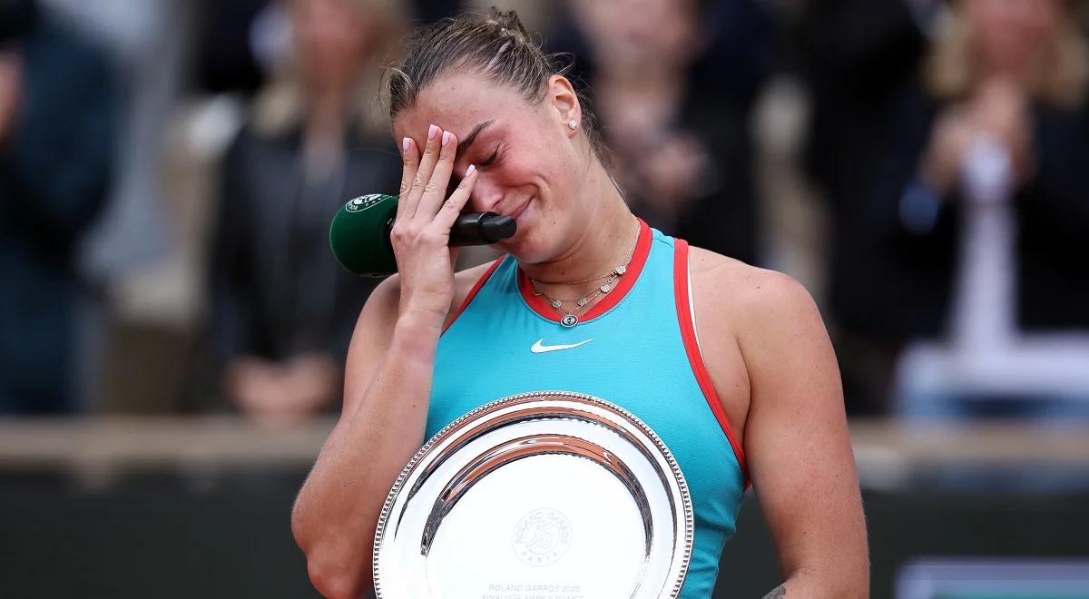 Sabalenka szczerze po porażce w finale Roland Garros. "Iga by to wygrała"
