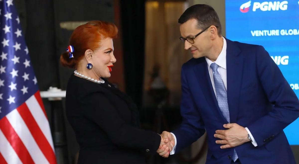 Premier: dostawy gazu z USA zwiększą suwerenność energetyczną kraju