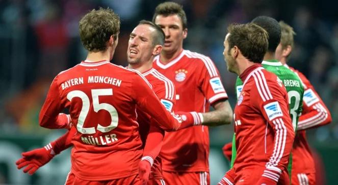 Bundesliga: Lewandowski nie uratował Borussii, Bayern rozgromił Werder