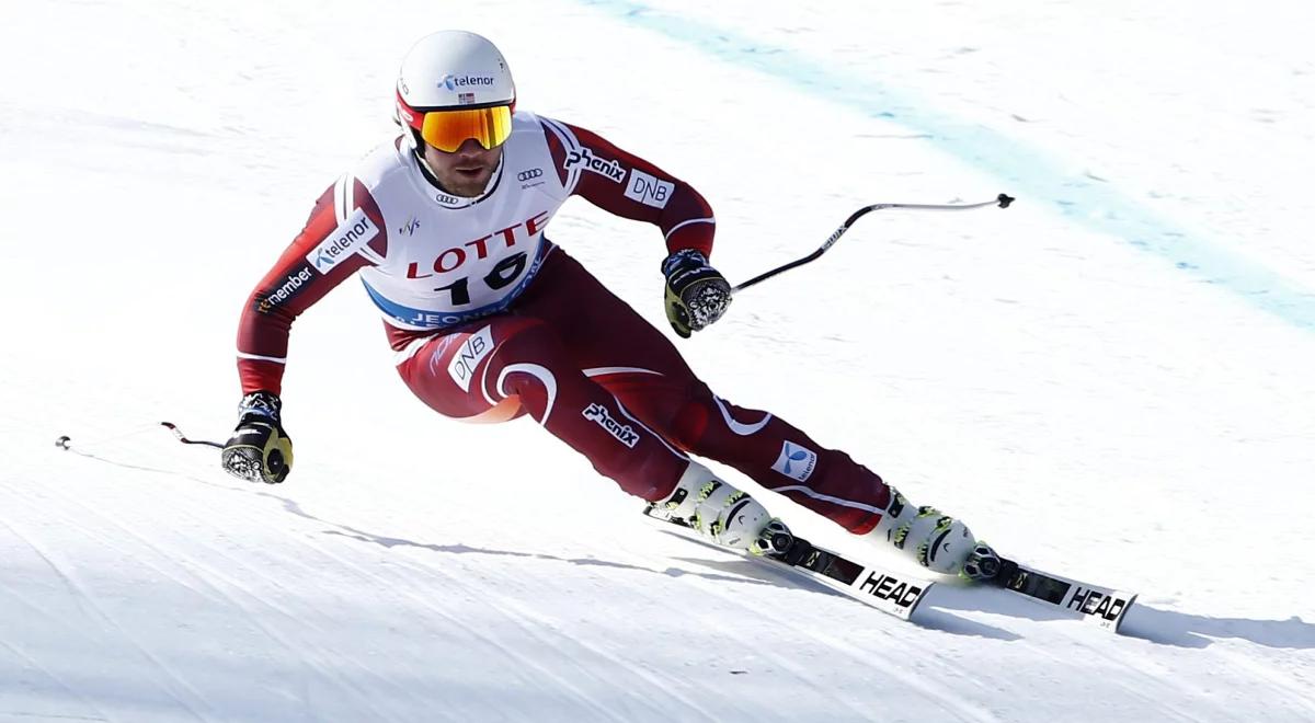 Alpejski PŚ: Kjetil Jansrud sprawdził trasę olimpijską w Korei
