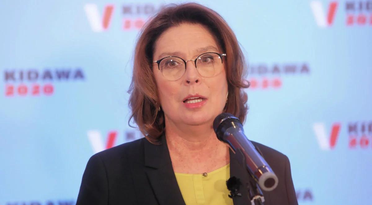 "Nikogo nie będę potępiać". Małgorzata Kidawa-Błońska o atakach na sztabowców Andrzeja Dudy i Krzysztofa Bosaka