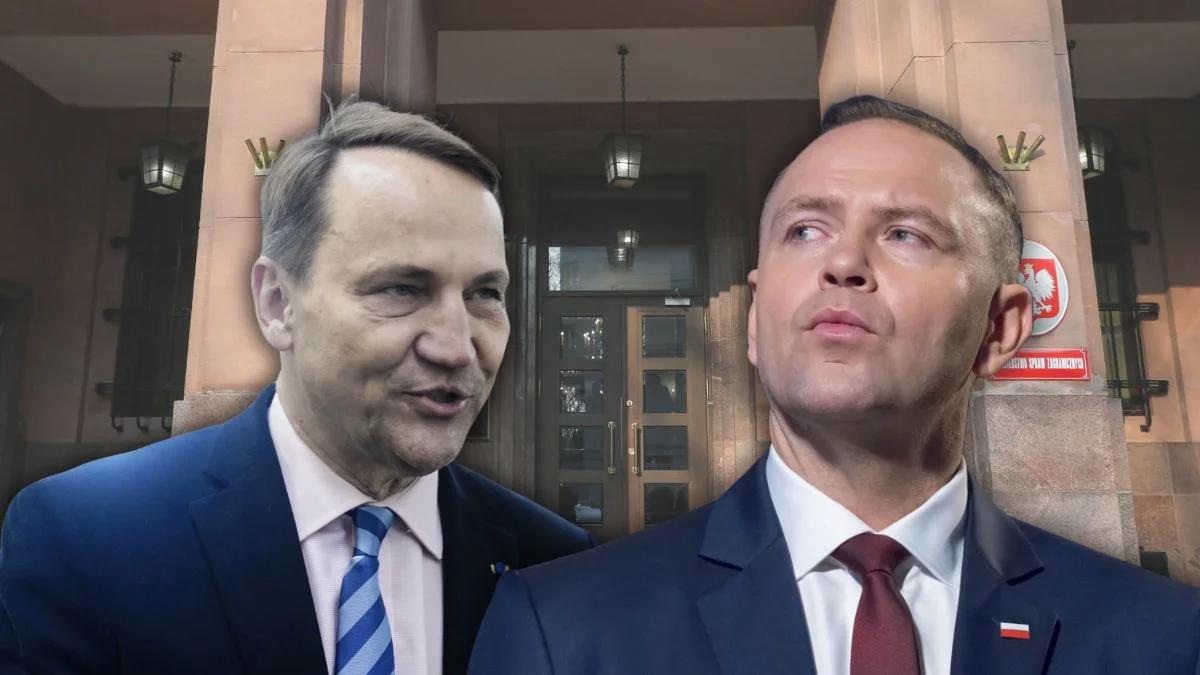 Starcie Sikorskiego z Nawrockim. Szef MSZ: uprzedzam