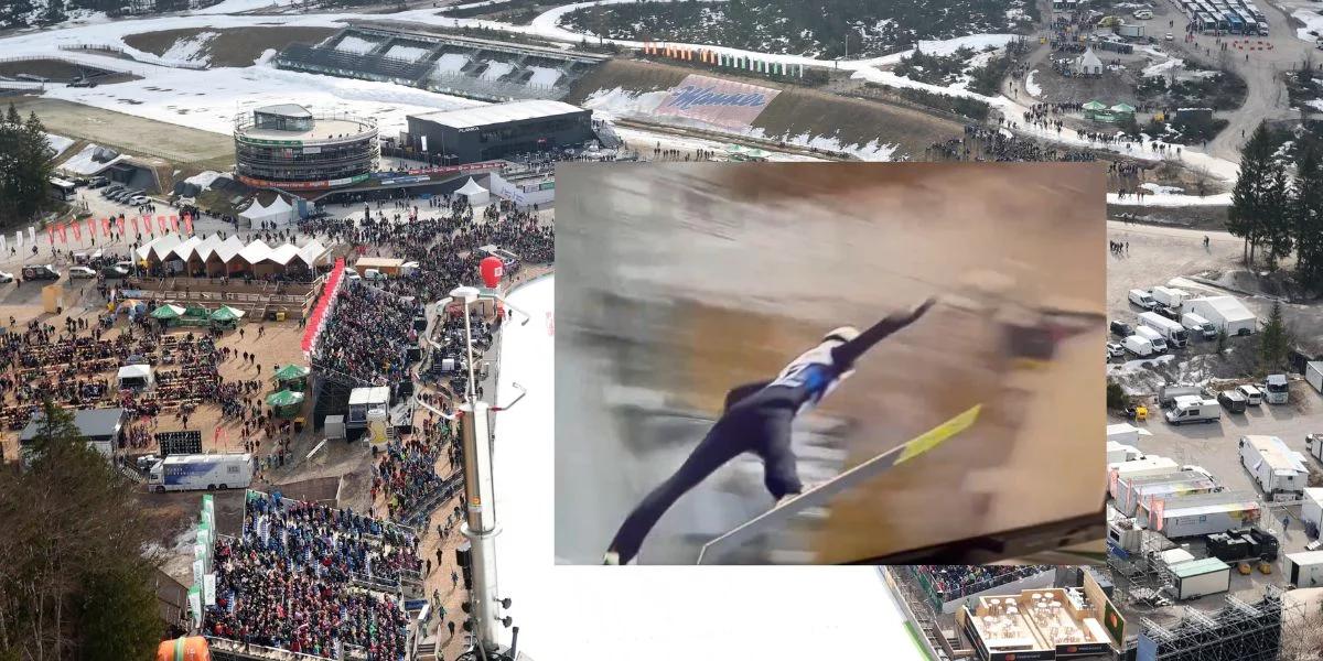 Skoki narciarskie Planica 2024. Poważny upadek na treningu [wideo]