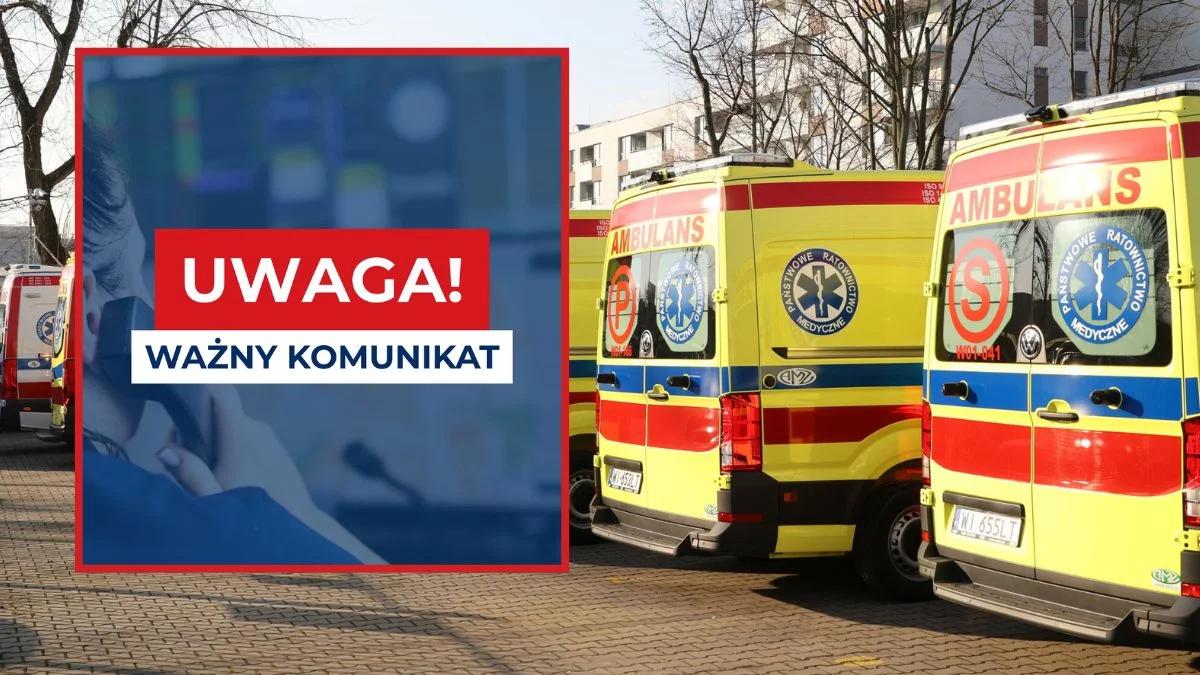 Awaria systemu ratownictwa medycznego. Numer 112 i 999 działa normalnie