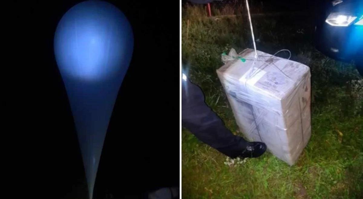 Duży balon znaleziony na Mazowszu. Aresztowano dwóch Białorusinów