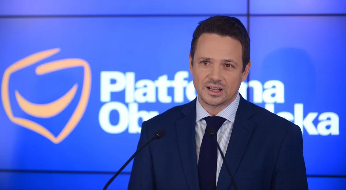 Czy Platforma Obywatelska zmieni kandydata w Warszawie?