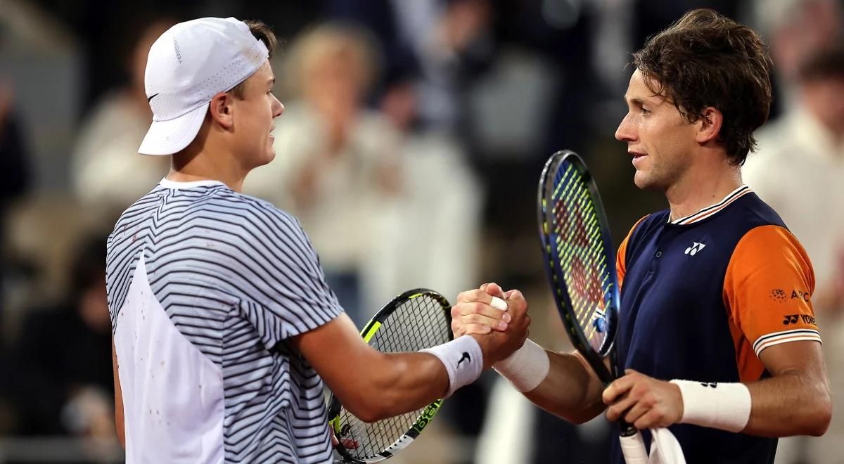 Roland Garros: skandynawskie derby wyłoniły ostatniego półfinalistę. Ruud lepszy od Rune 