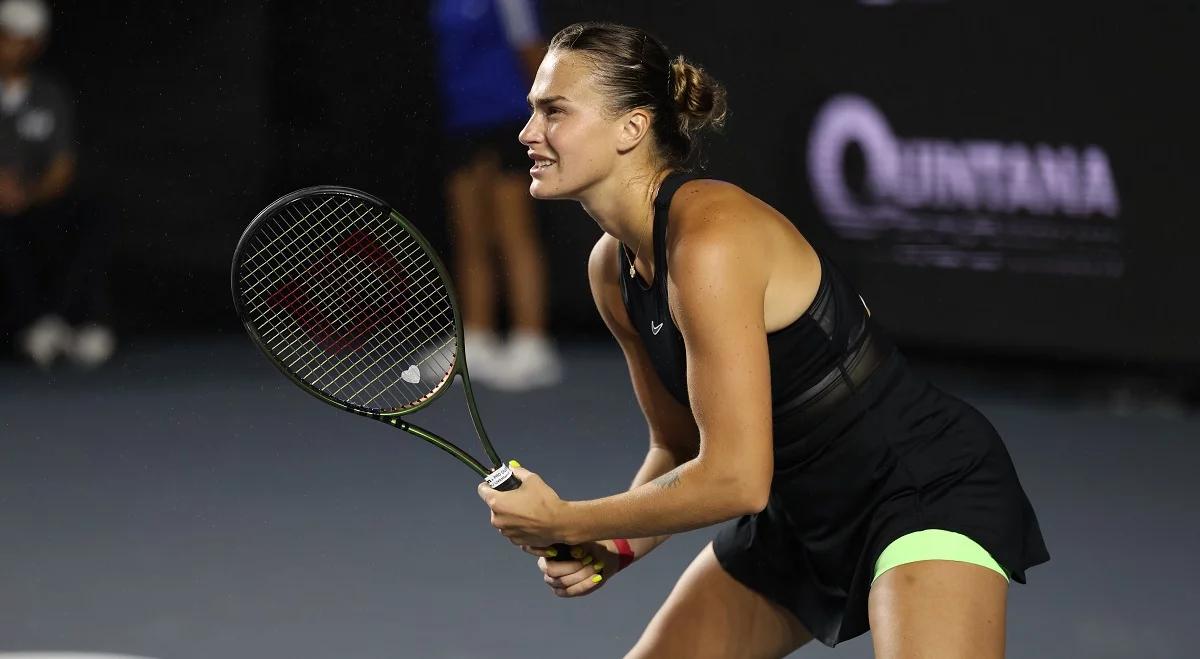 WTA Finals: Aryna Sabalenka lepsza od Jeleny Rybakiny. Białorusinka zagra w półfinale